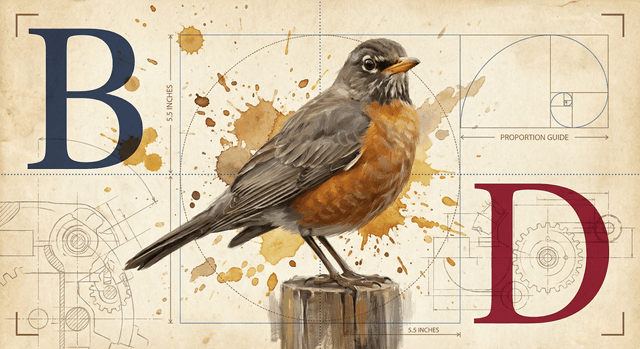 Robin - editorial illustration